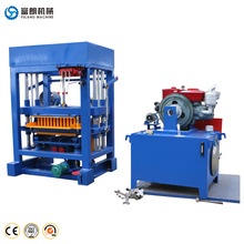 Ecological hand operated hydraulic concrete paving bricks block making machine